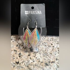 🆕 Moda Parisina Multicolor Thread Earrings